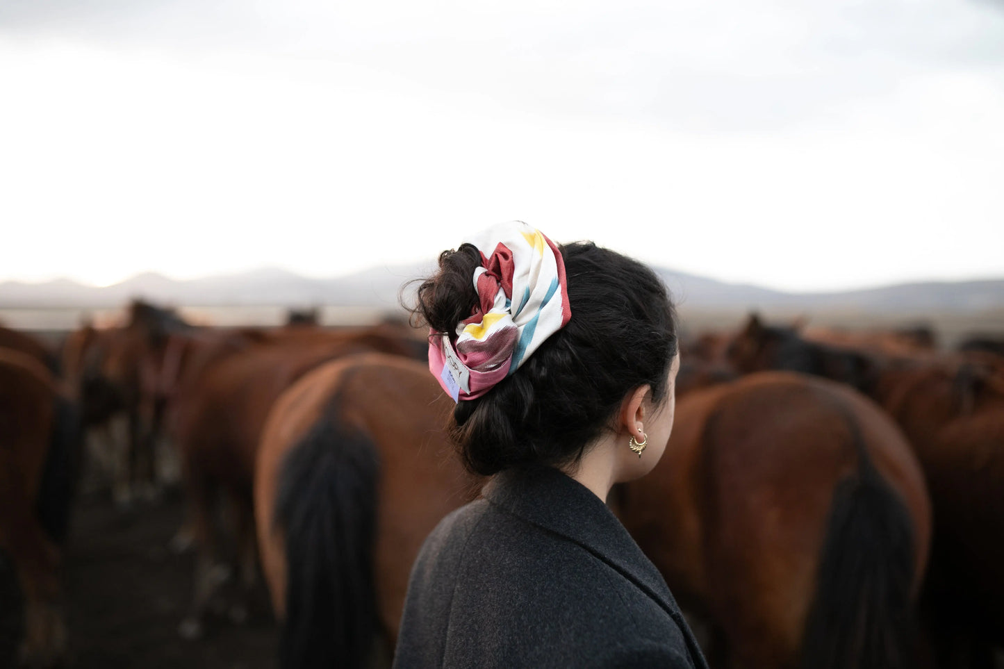 Peony Scrunchie Hoopy