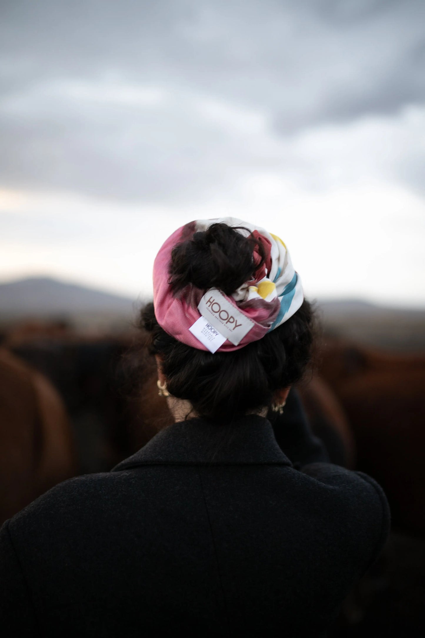 Peony Scrunchie Hoopy
