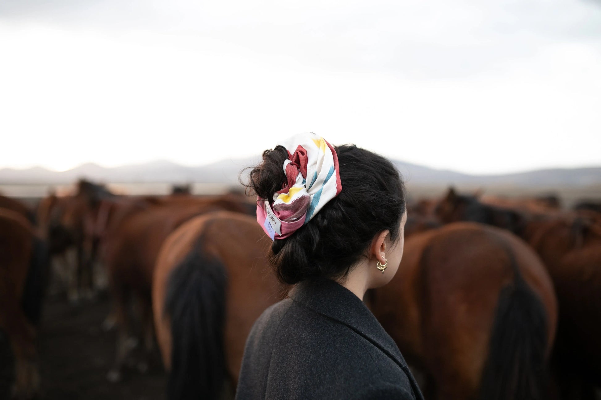 Peony Scrunchie Hoopy