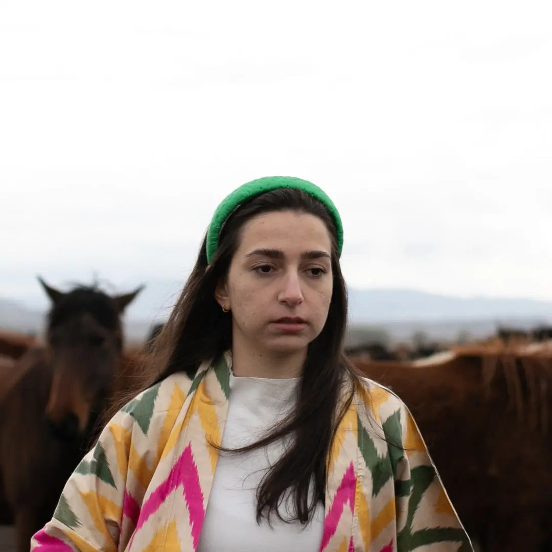 Grass Quilted Headband Hoopy